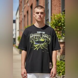 Tampa Bay Devil Rays Mens Tshirt Size L, Cooperstown Collection